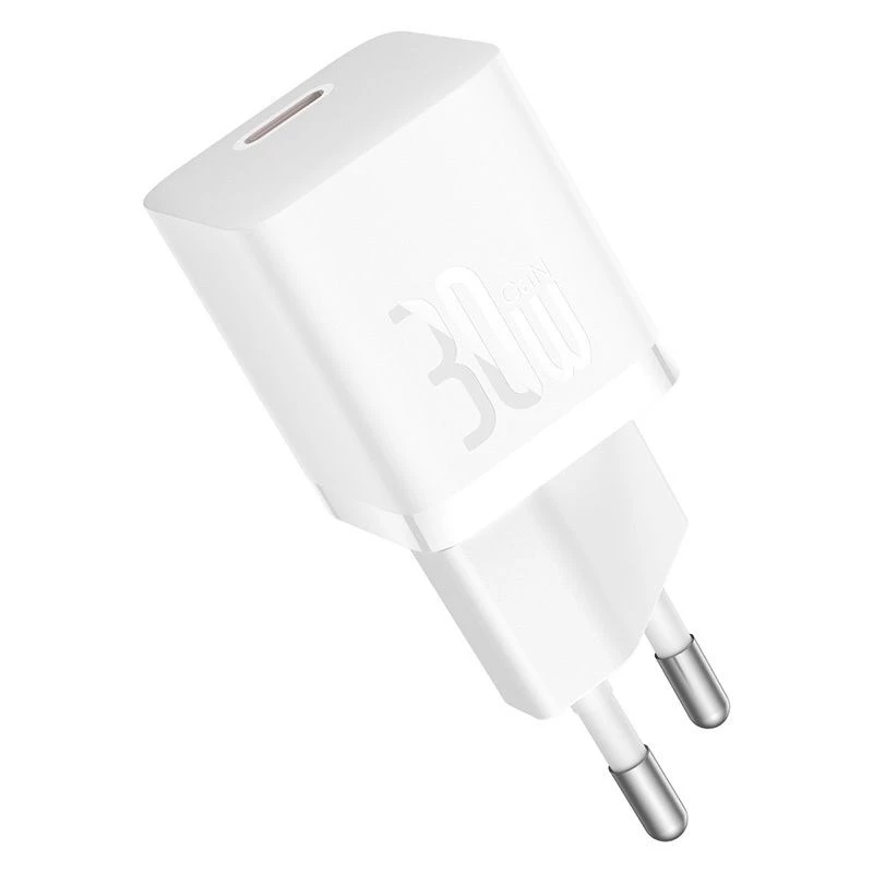 Baseus P10110902213-01 USB-C GaN5 mini 30W Netzladegerät Weiß
