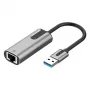 Vention USB 3.0-A auf Gigabit Ethernet Adapter Grau 0,15 m Aluminiumlegierung Typ