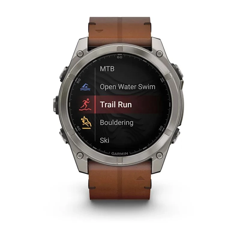 Garmin Fenix 8 3,56 cm (1,4) AMOLED 51 mm Digital 454 x 454 Pixel Touchscreen Titan Wi-Fi GPS (Satellit)