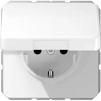 Unterputzdose JUNG CD 1520 BFKIKL WW — Unterputz-Elektrodose für Typ-F-Steckdose (Schuko), weiß