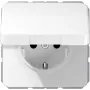 Unterputzdose JUNG CD 1520 BFKIKL WW — Unterputz-Elektrodose für Typ-F-Steckdose (Schuko), weiß