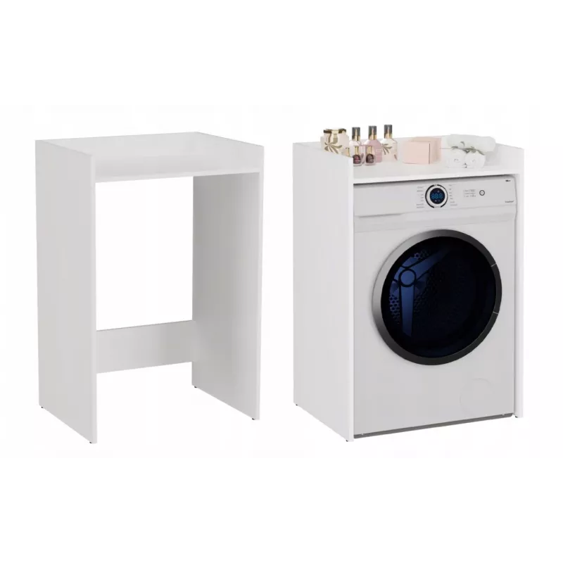 Top e shop POLA Waschküchenschrank für Waschmaschine – Weiß