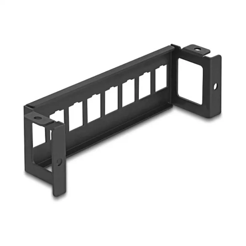 Patchpanel DeLOCK 86516 Schwarz Metall Wandmontage 50mm x 41,6mm x 175mm