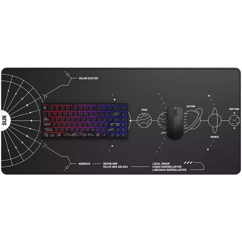 Dark Project ALU81A Terra Nova Gaming-Tastatur, ISO, Schwarz