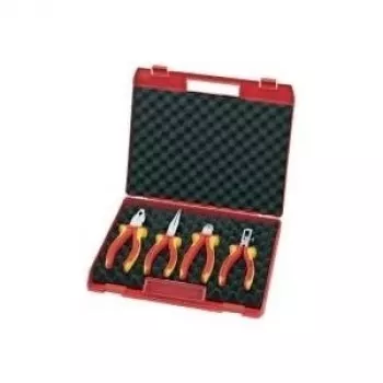 Knipex Zangenset Kompaktbox 4-tlg. VDE Kunststoffkoffer