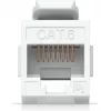 UBIQUITI CAT6 KEYSTONE COUPLER, 12ER-PACK. DURCHGANGS-CAT6-KEYSTONE-KOPPLER ZUM NAHTLOSEN ANSCHLIESSEN VORKONFEKTIONIERTER ETHERNET-KABEL