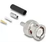 BNC-Crimpstecker DELOCK 90756 für Koaxialkabel RG-174 / RG-316 mit Schrumpfschlauch