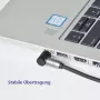 Audiokabel helos Premium Mini Plug S auf abgewinkelt 2 m – 3,5 mm Stereo auf abgewinkelten Stecker, 2,0 m Länge