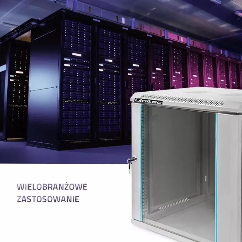 Qoltec 54487 RACK-Schrank 19 | 12U | 600 x 635 x 600