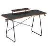 Maclean Gaming-Schreibtisch NanoRS mit Monitorablage max. 50 kg Höhe 850 mm Schwarz RS170, Gaming-Tisch, Schwarz
