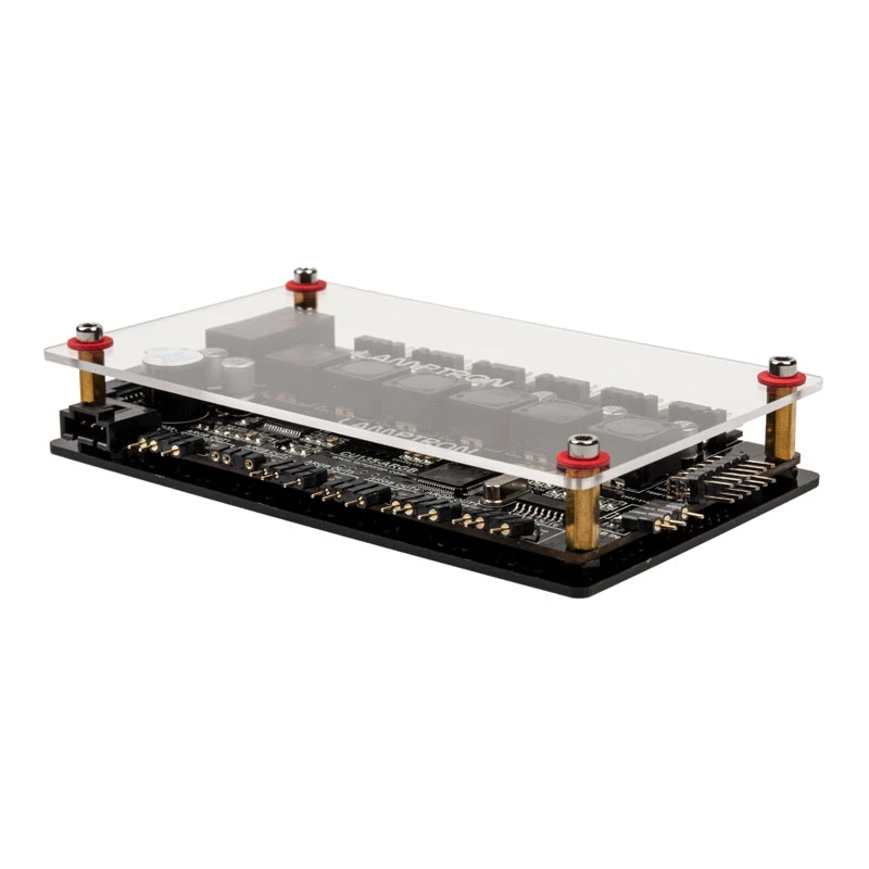 Lamptron CU135 Fan Controller + RGB Controller mit Display, ARGB - Schwarz