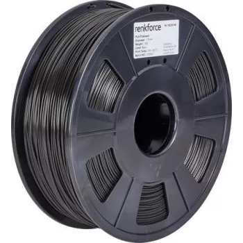 Renkforce RF-4511188 3D-Druckmaterial Polylactid (PLA) Schwarz 1 kg (RF-4511188)