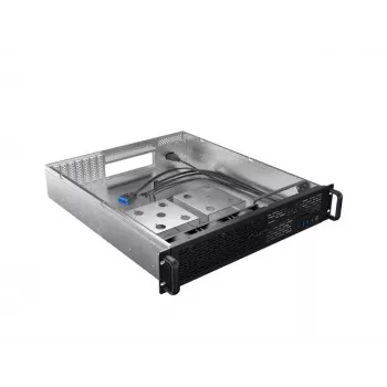 Rackgehäuse Lanberg SC01-5202-12B 2U Schwarz 3 Lüfter HDD+SSD