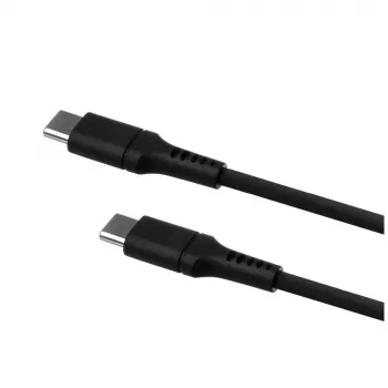 USB-C auf USB-C Kabel FIXED FIXDLS-CC12-BK, 1,2 m, 60 W Strom und Daten