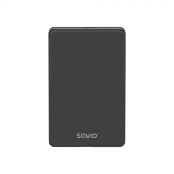 Festplatten-/SSD-Gehäuse SAVIO AK-65 Schwarz 2,5 Zoll SATA USB 3.0 5 Gbit/s Micro-USB