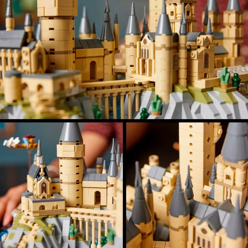 LEGO 76419 Harry Potter Schloss Hogwarts und Gelände, großes Set für Erwachsene mit ikonischen Schauplätzen: Große Halle, Kammer des Schreckens & mehr, Valentinstag