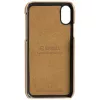 Cover Krusell Sunne 2-Karten-Cover iPhone XS Max 16.5 cm Beige
