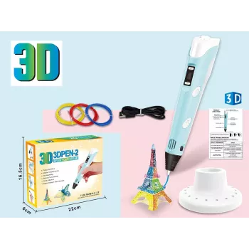 3D-Stift, Filament-Set mit USB-Netzkabel