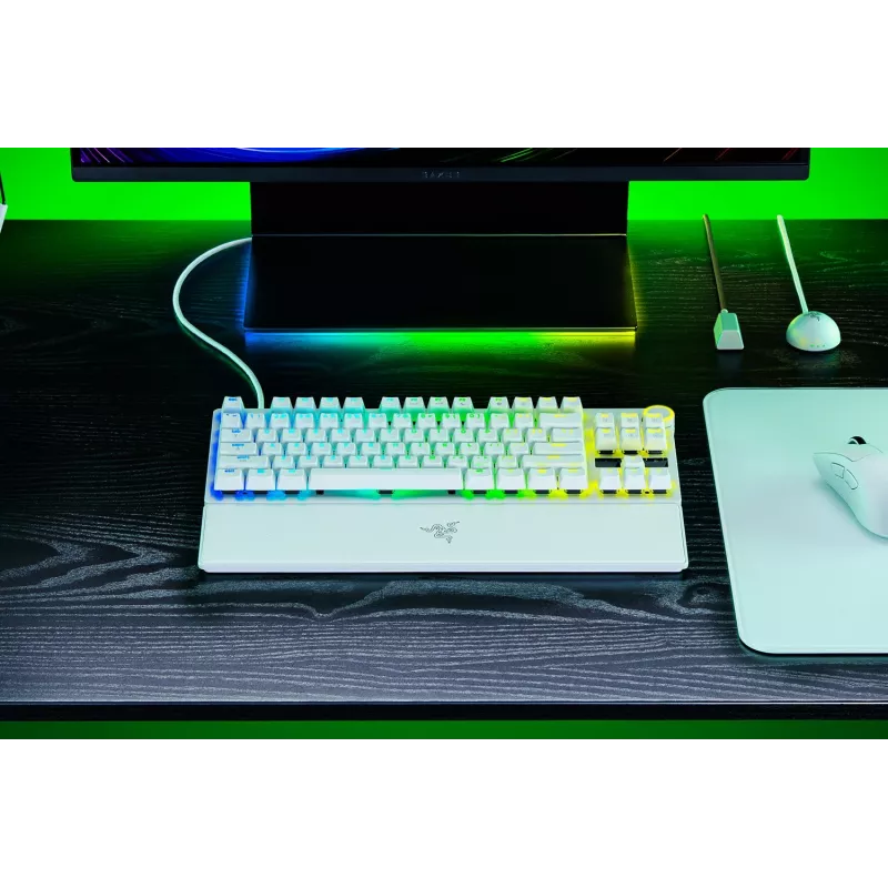 Razer Huntsman V3 Pro Tenkeyless 8KHz | Gaming-Tastatur | Kabelgebunden | US | Weiß | Razer Analog Optical Switch Gen-2