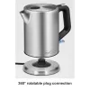 ProfiCook PC-WKS 1106 1l 2200W Schwarz – Edelstahl Wasserkocher (501106)