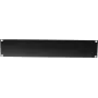 Frontplatte Omnitronic Z-19U Stahl Schwarz 2U — Stahl 19 Zoll Rackblende, 2U Höhe