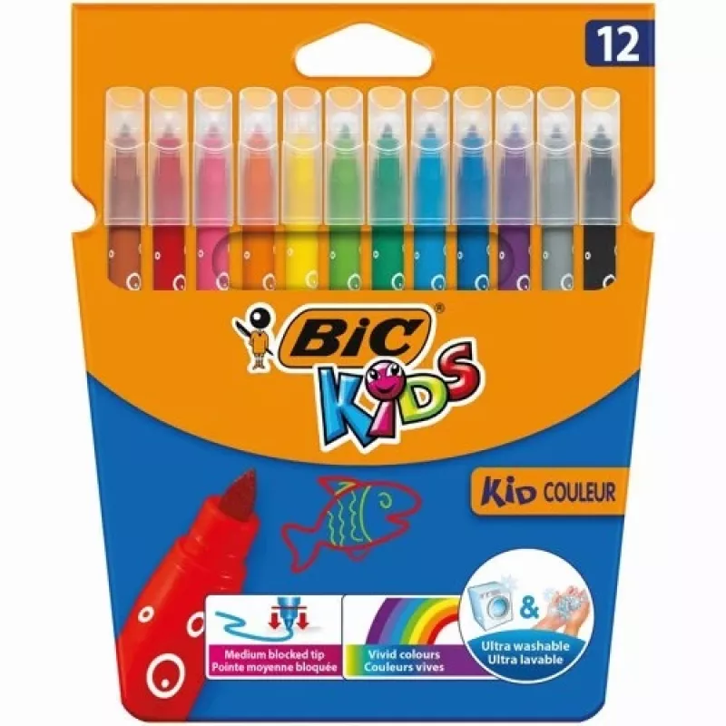 BIC Filzstifte CF KID750 12 Farben 9202937
