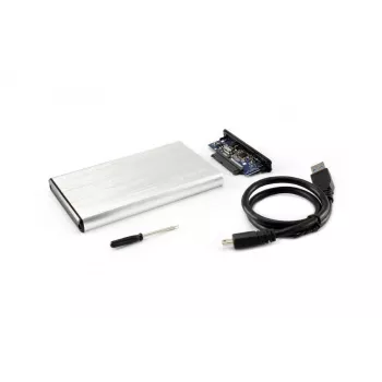 Sbox HDC-2562W 2,5 Zoll externes HDD-Gehäuse Kokosweiß