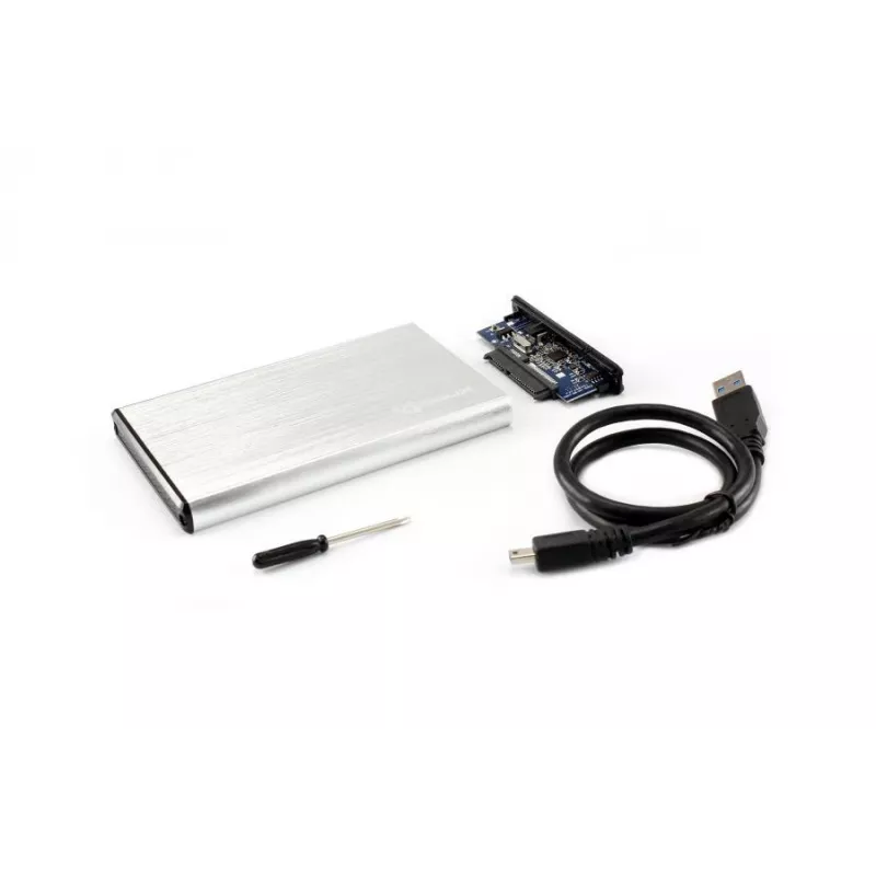 Sbox HDC-2562W 2,5 Zoll externes HDD-Gehäuse Kokosweiß