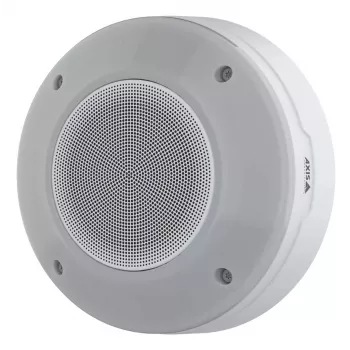 AXIS D4200-VE 2-Wege-Außenlautsprecher, 365–14000 Hz, 102 dB, 140° Abstrahlwinkel, IP66, PoE, weiß, Mast-/Wandmontage