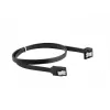 SATA III-Kabel LANBERG CA-SASA-13CU-0050-BK 0,5 m, SATA 7-polig auf 7-polig, 6 Gbit/s, schwarz