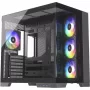 Silentware View A-RGB Schwarz PC-Gehäuse VIEWSchwarz — Mid-Tower-Gehäuse mit A-RGB-Beleuchtung