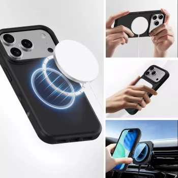 Border Case 4smarts Cupertino iPhone 17 Pro Schwarz 16 cm
