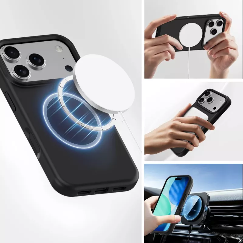 Border Case 4smarts Cupertino iPhone 17 Pro Schwarz 16 cm