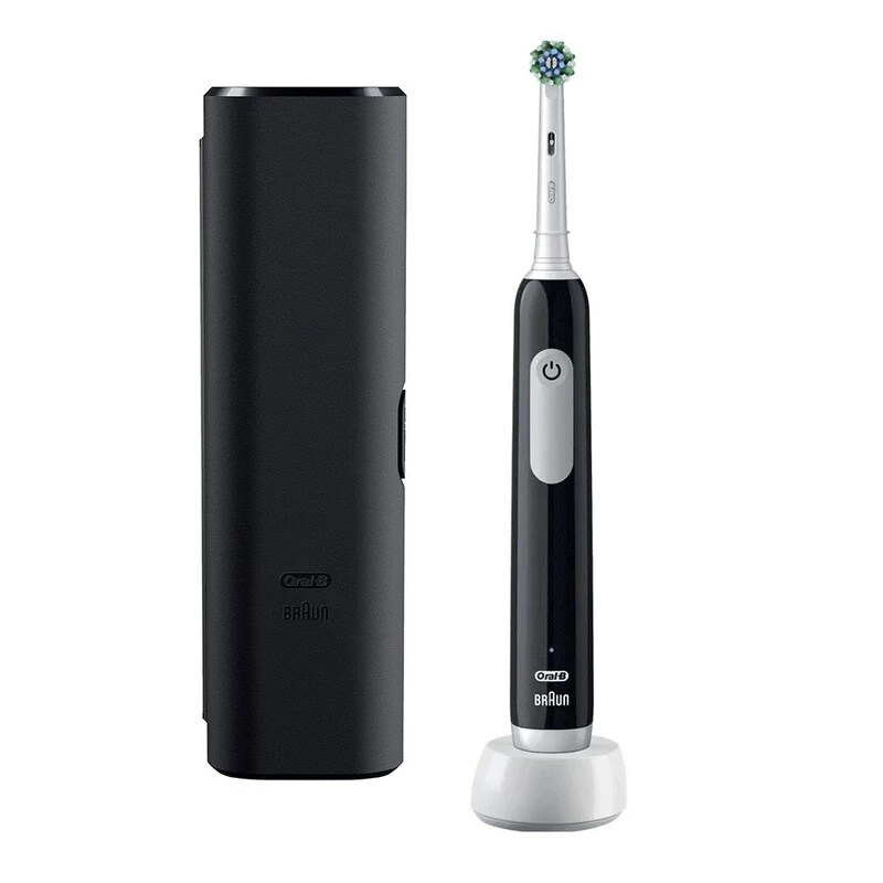 Oral-B PRO Series 1 Erwachsenen-Zahnbürste mit rotierend-oszillierender Technologie Schwarz