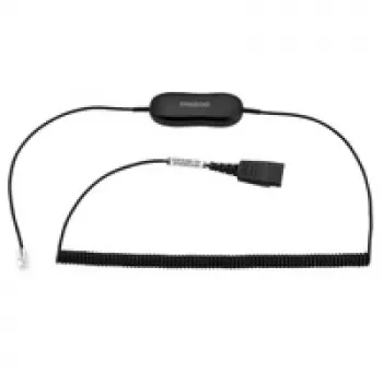 Jabra GN1218 AC 2m Spiral, Kabel, Schwarz