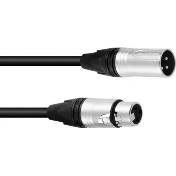 XLR 3-Pin Kabel PSSO 10 m mit Neutrik-kompatiblen Steckern für Audio/DMX