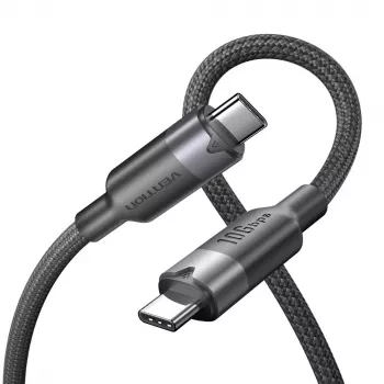 Vention USB 3.2 5A 10Gbps 1m BK USB-C-auf-C-Kabel
