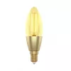 WOOX R5141 Smart Candle C37 Filament LED Lampe, Wi-Fi, E14, 4,9W, 470 lm, Warmweiß 2700K