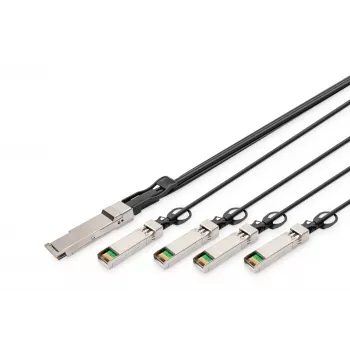 Digitus 40G QSFP+ auf 4x SFP+ Direct Attach Kabel 3m