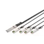 Digitus 40G QSFP+ auf 4x SFP+ Direct Attach Kabel 3m