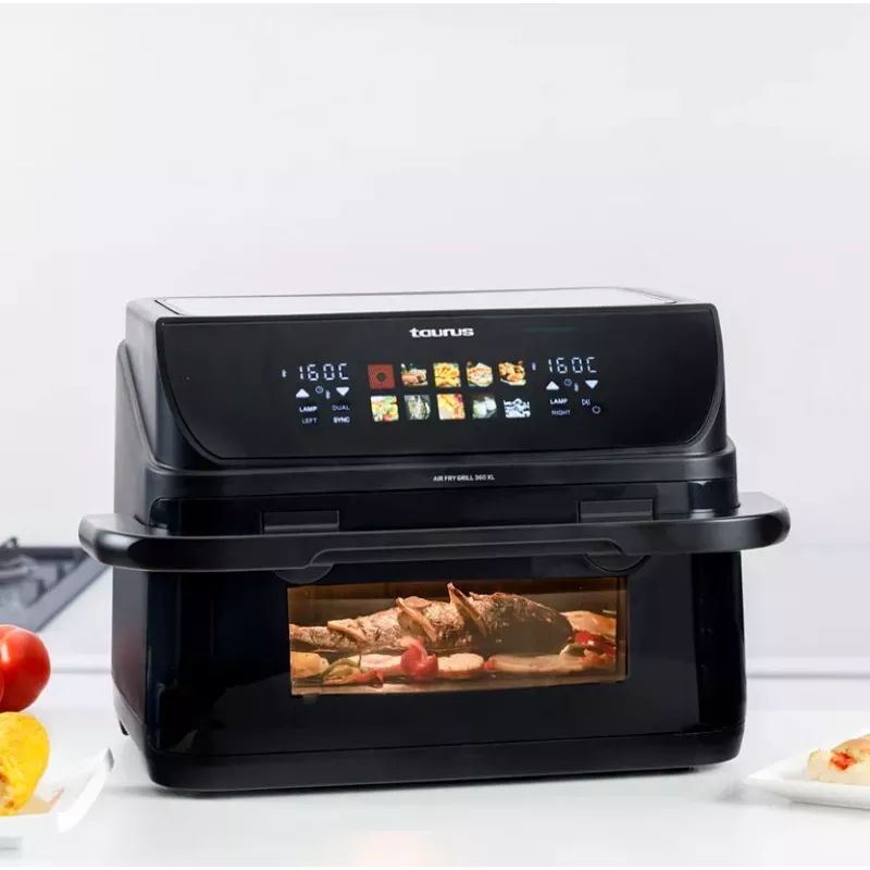 Fettfreier Fritteuse mit langem Korb und Grill Taurus 973004000