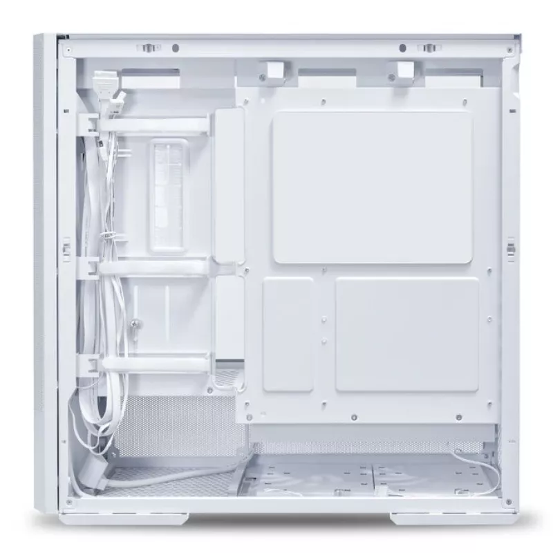 Midi-Tower-PC-Gehäuse Lian Li LANCOOL 207 — weiß, transparentes Panel, unterstützt ATX/MicroATX/MiniITX, kein Netzteil
