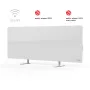AENO Premium Eco Smart Heater, 700W, Gehärtetes Glas, Infrarot+Konvektion Heizart, Steckertyp: Europa (E/F-Typ), WEISS