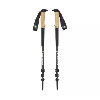 Schwarz Diamond Alpine Carbon Cork Trekkingstock Unisex Teleskop