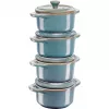 Staub Mini Cocotte Rund, 4 Stk. - 200ml, Antik Türkis