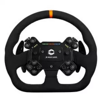 Simucube Valo GT-23 SC3 Simracing-Lenkrad, 320 mm Durchmesser, GT-Design, SC3-Schnellverschluss – schwarz, Veloursleder