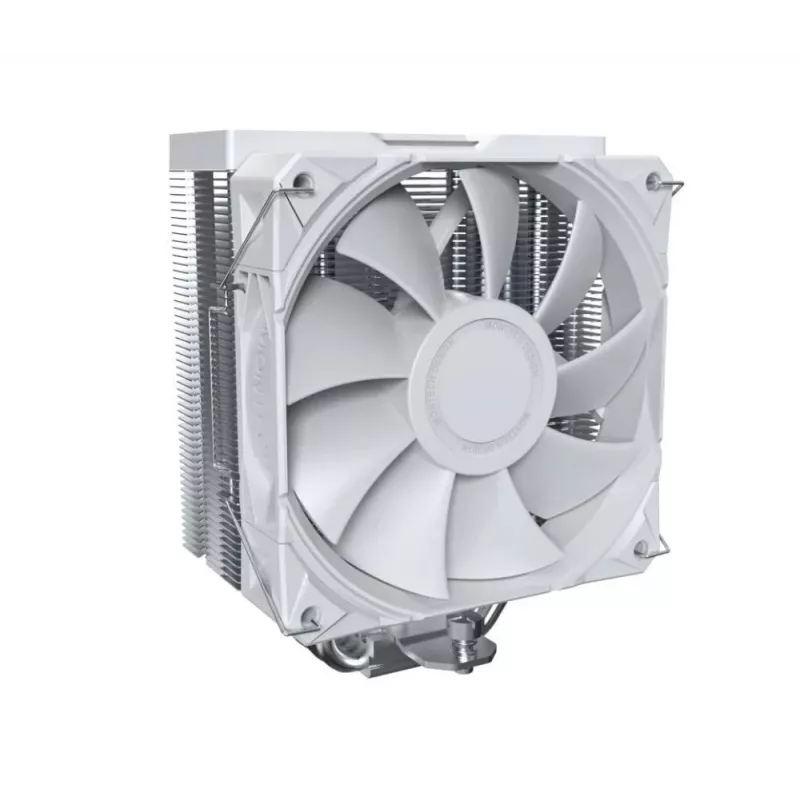 CPU-Luftkühler Montech NX400, 120-mm-Lüfter, Weiß, Maße 156×74×120 mm, TDP 270 W