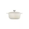 Le Creuset Signature Roaster rund weiß 20 cm
