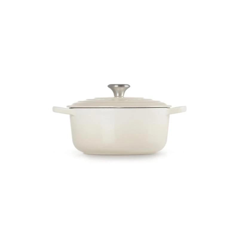 Le Creuset Signature Roaster rund weiß 20 cm