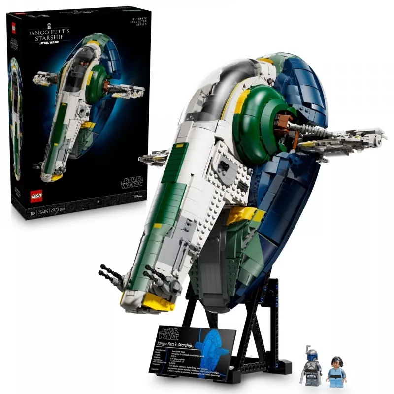 LEGO STAR WARS 75409 Jango Fetts Firespray-Klasse Raumschiff